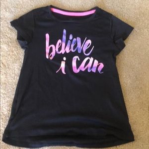 Girls active wear shirt